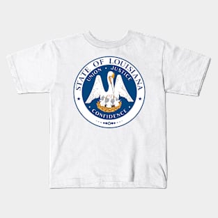 Seal of Louisiana Kids T-Shirt